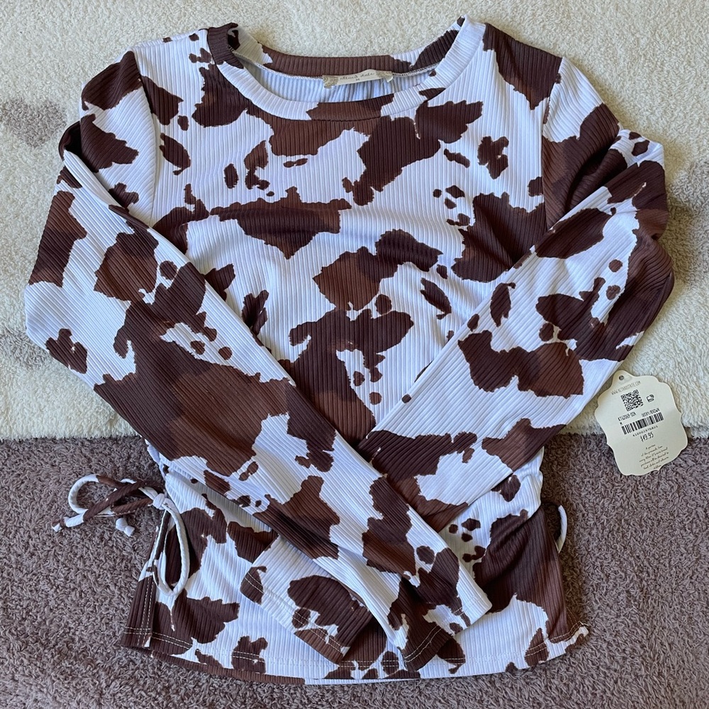 Altar’s State Cow Printed Top